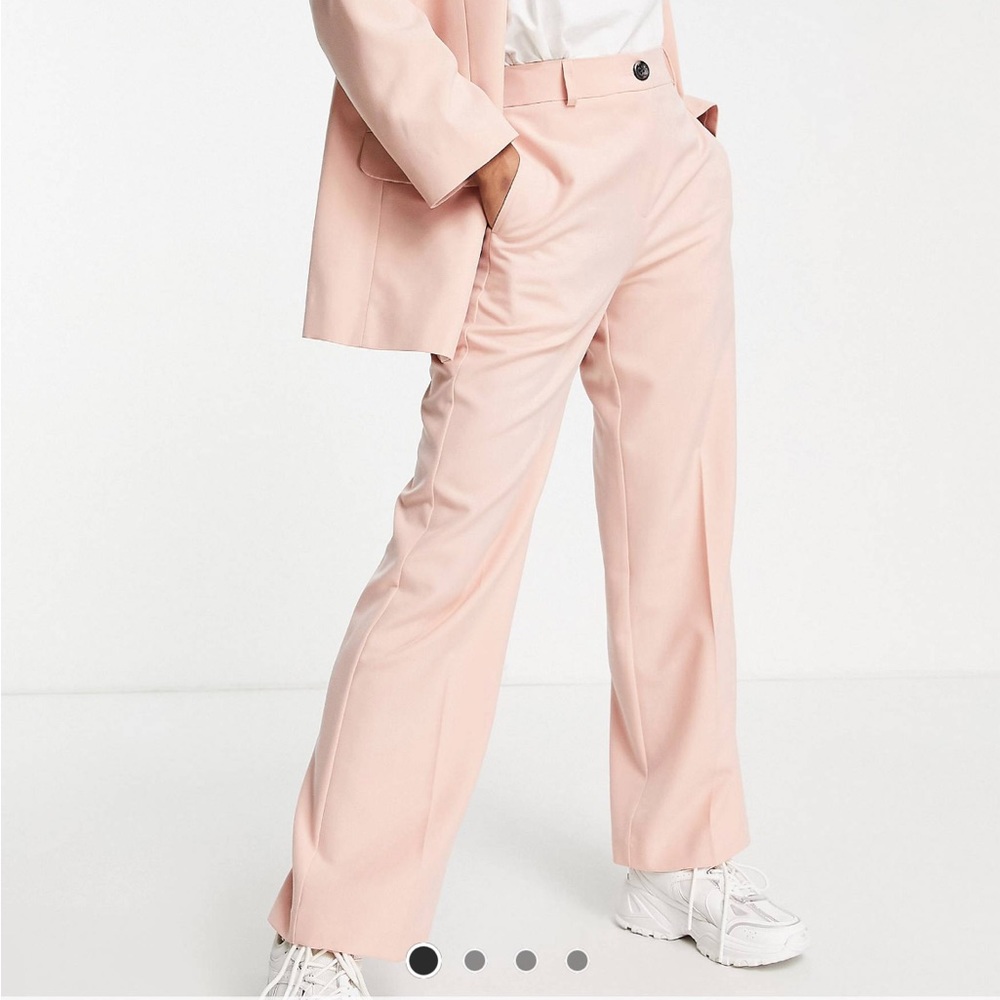 Blush ASOS petite suit pant trousers